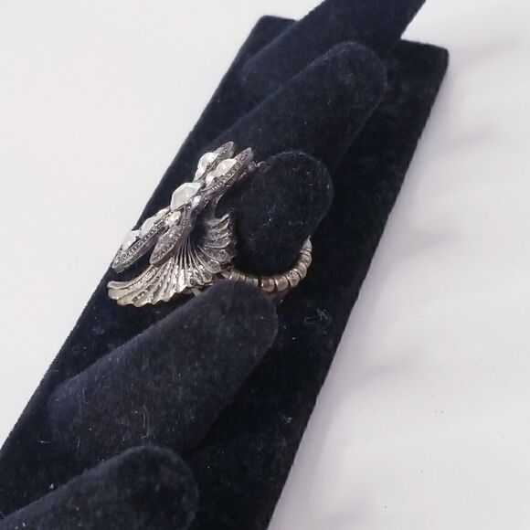 Silver cross chunky statement rings bundle lot - Picture 3 of 10